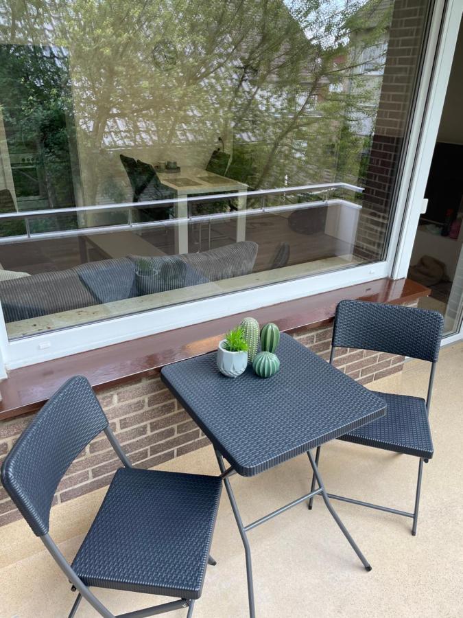 Stilvolles, Frisch Renoviertes 2Zi Apartment Mit Kueche Und Balkon In Kliniknaehe Bad Oeynhausen Eksteriør billede