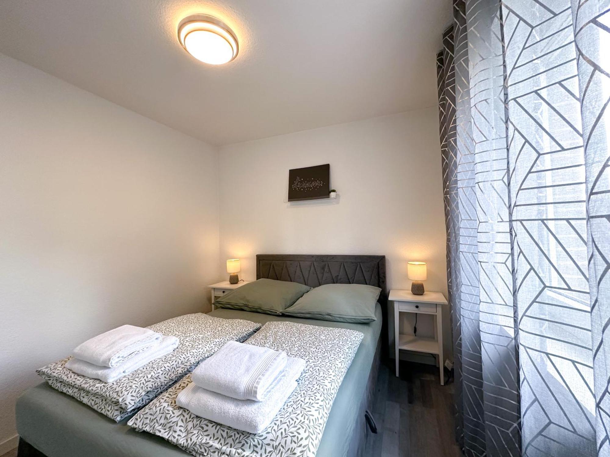 Stilvolles, Frisch Renoviertes 2Zi Apartment Mit Kueche Und Balkon In Kliniknaehe Bad Oeynhausen Eksteriør billede